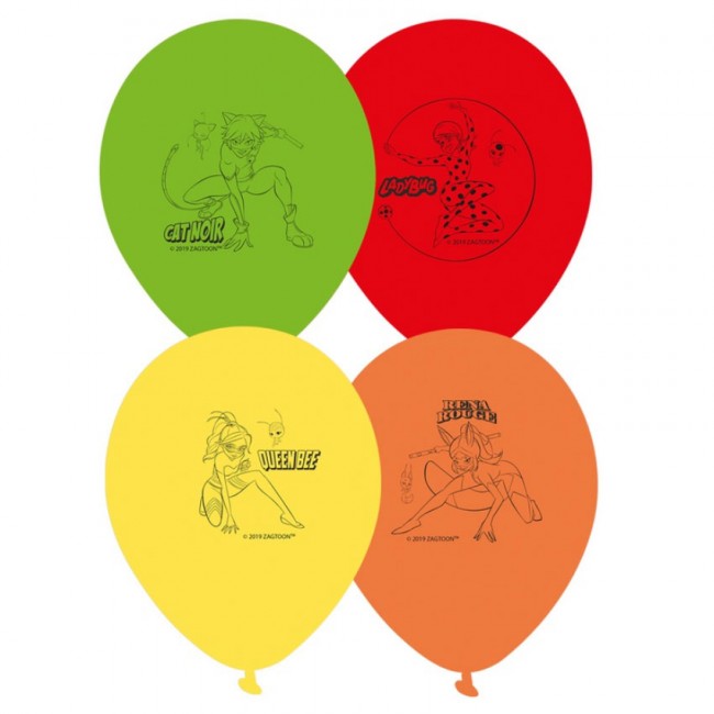 Воздушный шар с рисунком Леди Баг