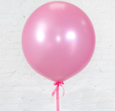 Большой шар гигант розовый