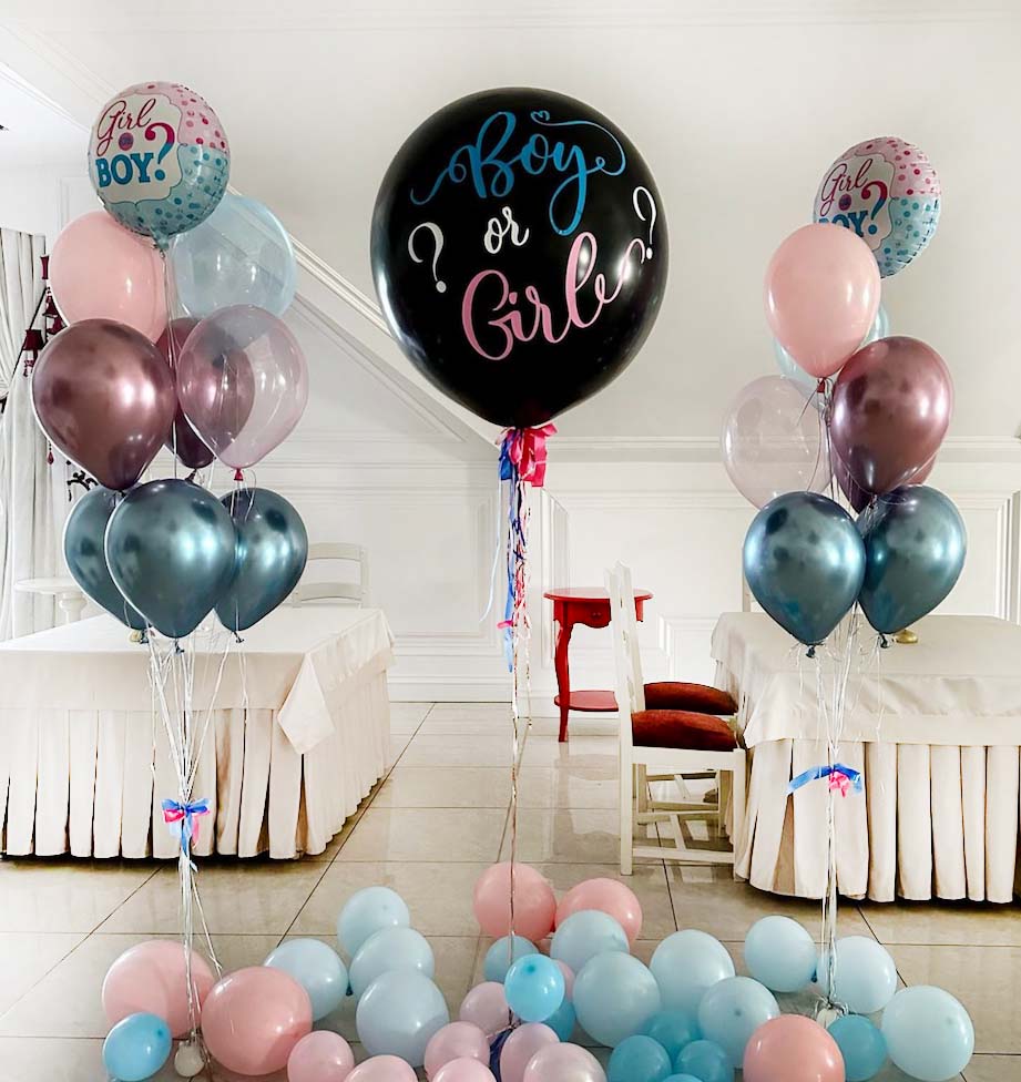 Сет воздушных шаров для гендерной вечеринки