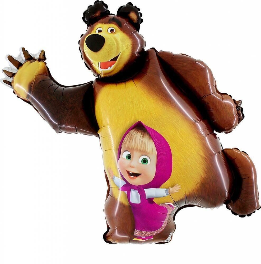 Воздушный шар фигура Маша и Медведь