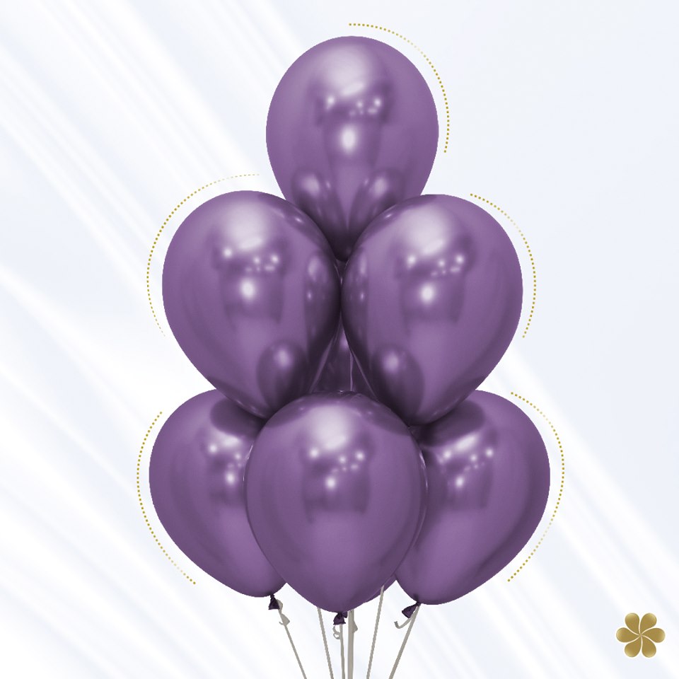 Воздушные шары Хром Сиреневый, violet