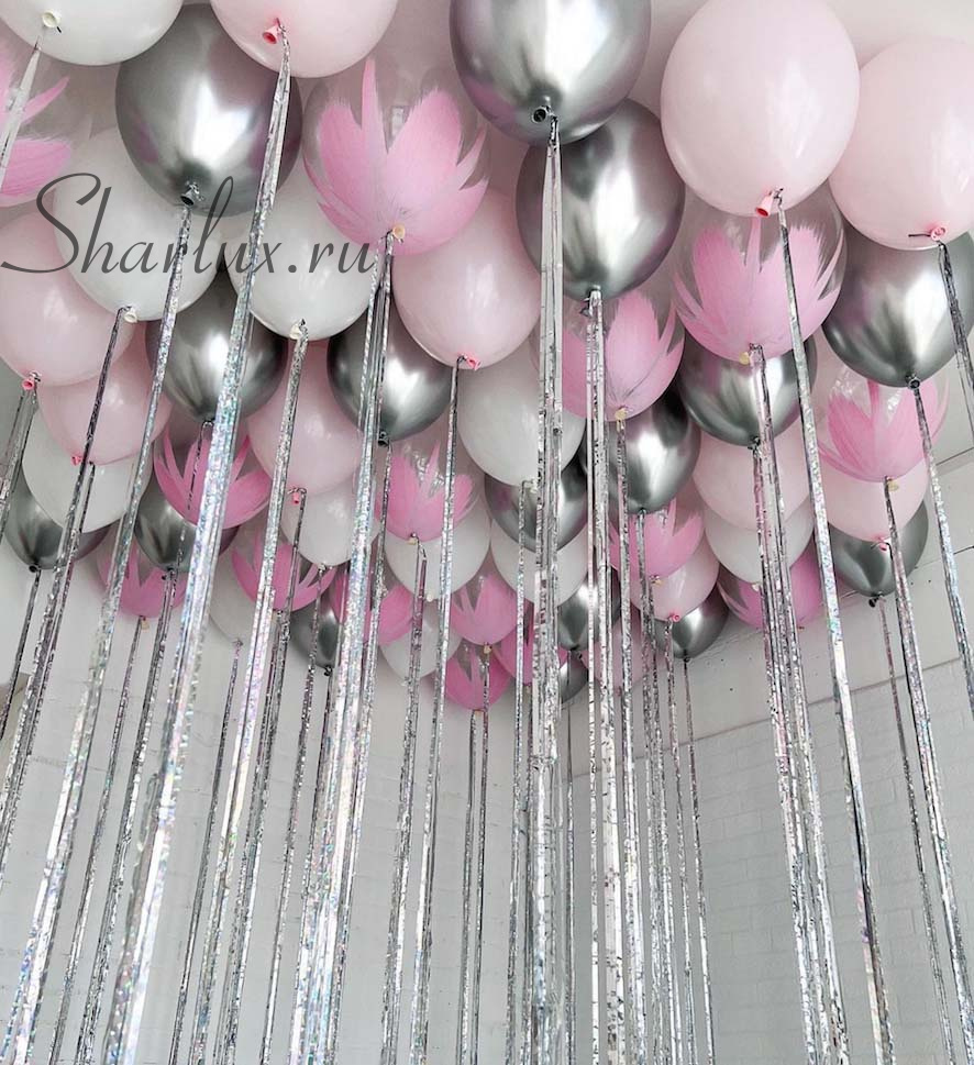 50 шаров под потолок на день рождения девочке