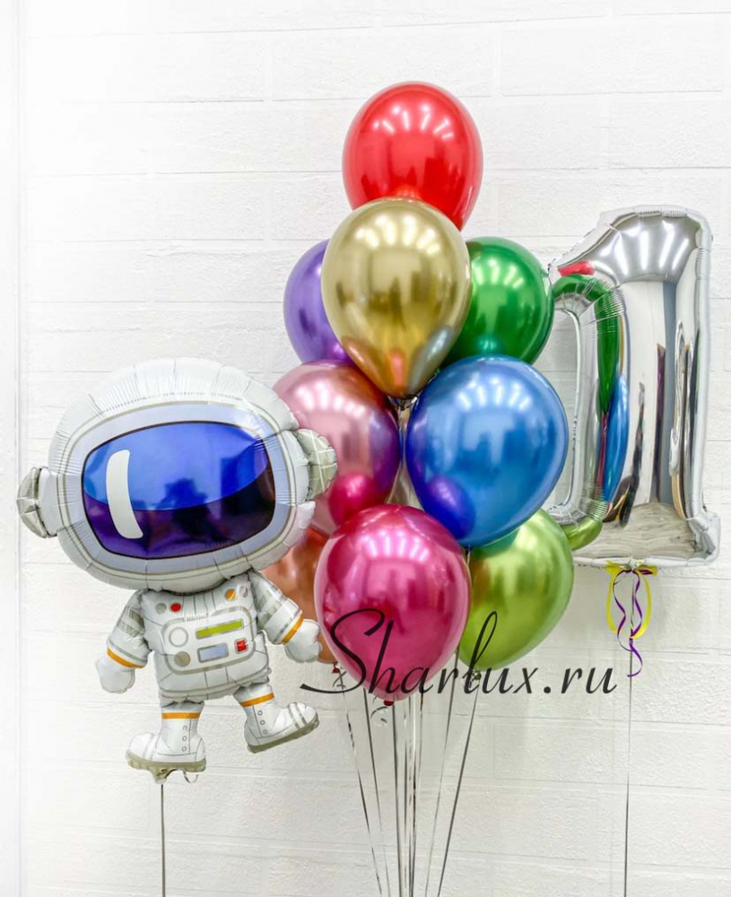Букет шаров для детей "Космический мармелад"