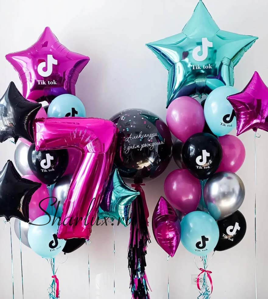  Идеи для декора на день рождения: как сделать шары главным украшением вечеринки