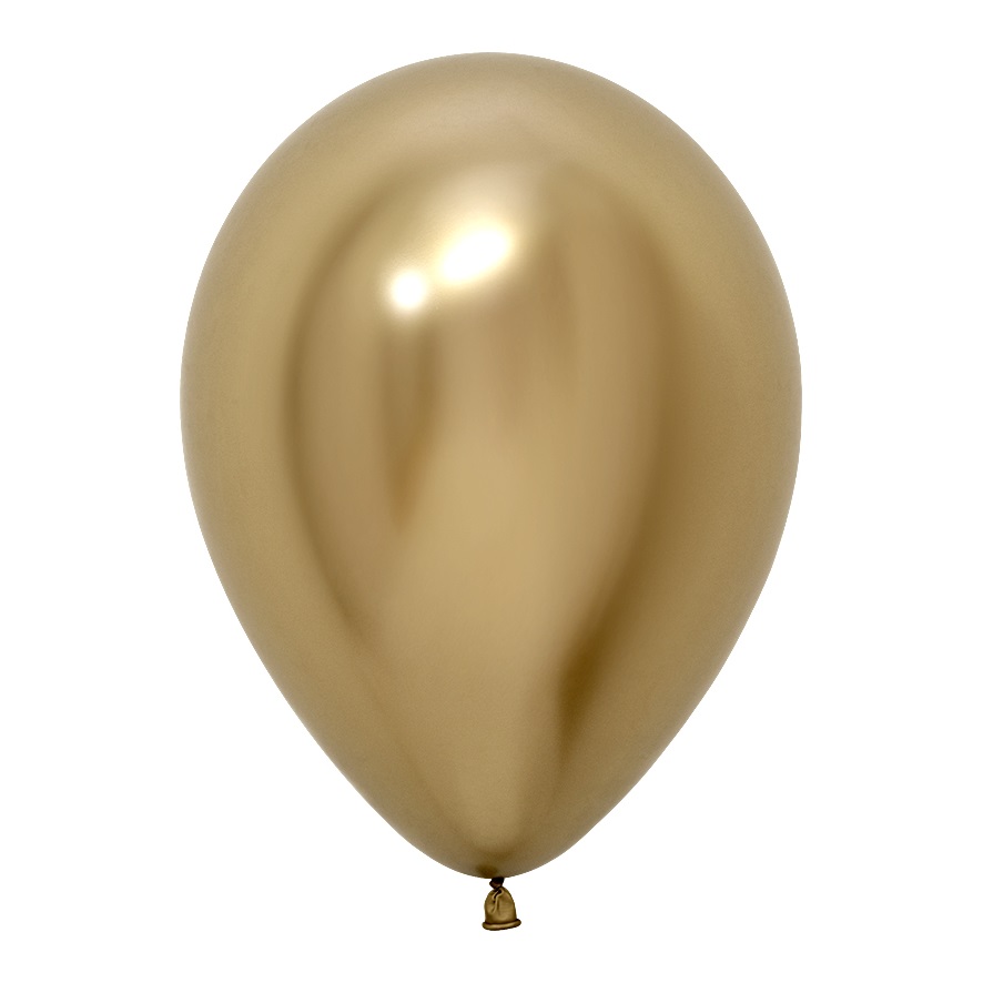 Латексный шар хром Золото