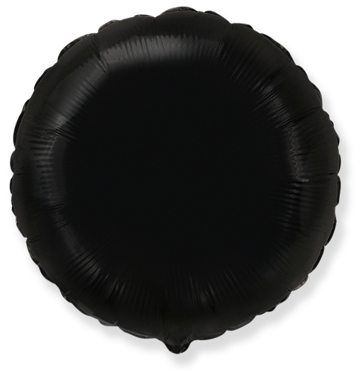 Шар круг черный, 46 см