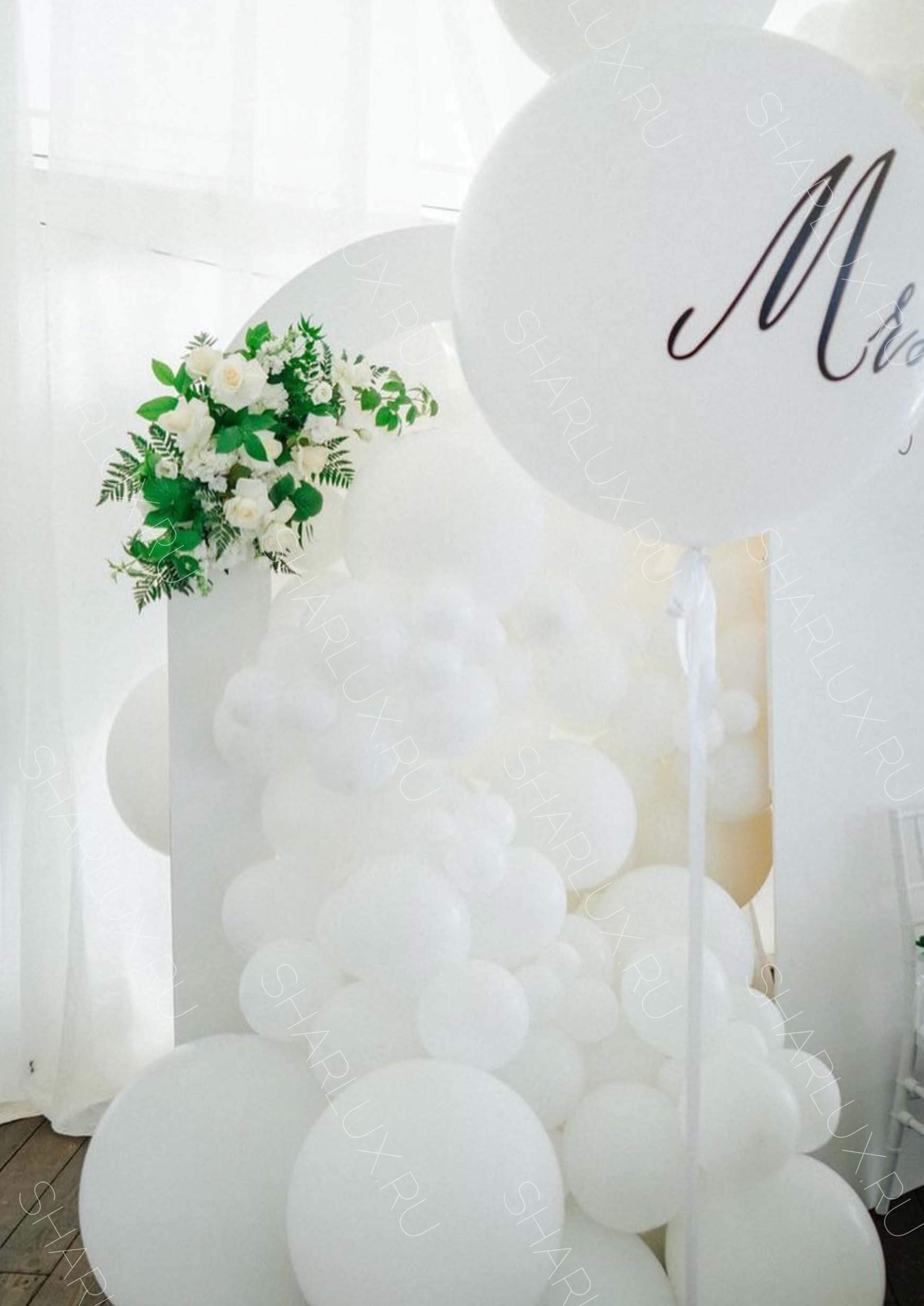Шары на свадьбу – лучшее воздушное украшение праздника