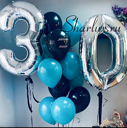 Гелиевые шары на день рождения девушке 30 лет