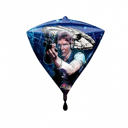 Воздушный шар фигура 3D алмаз, Звездные войны 
