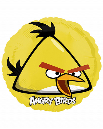 Воздушный шар круг, Angry Birds, Желтый
