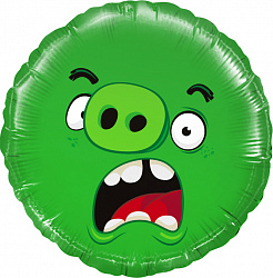 Воздушный шар круг Angry Birds