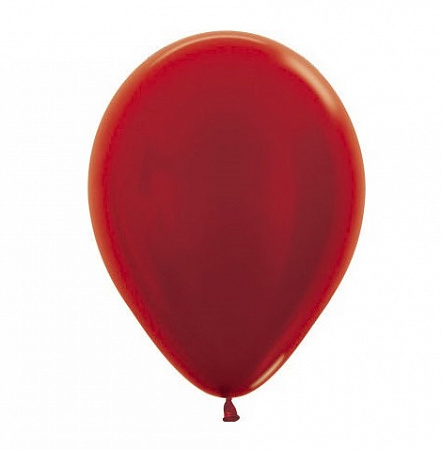Красный шарик металлик