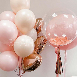 Букет из шаров на день рождения женщине