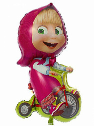 Воздушный шар фигура Маша на велосипеде