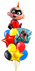 Букет воздушных шаров Суперсемейка