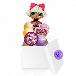 Коробка с шарами Кукла LOL