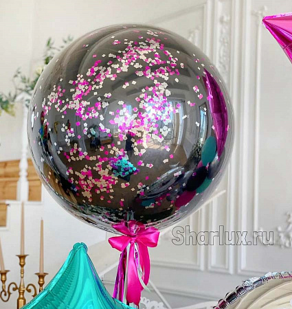 Воздушный шар гигант с конфетти