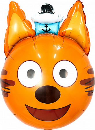 Воздушный шар фигура голова Три Кота Коржик    