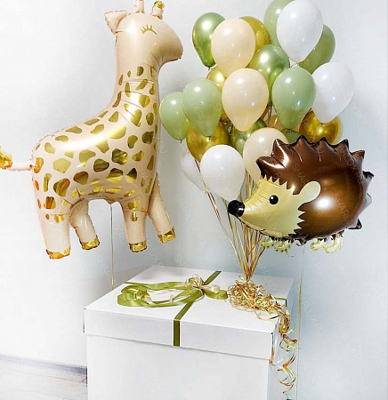 Композиция шаров с Жирафом