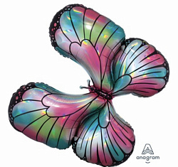 Воздушный шар фигура Бабочка переливы перламутр