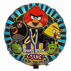 Воздушный шар круг, Angry Birds Джамбо  