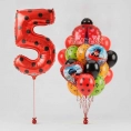 Фонтан шаров Леди Баг, на 5 лет для дочки