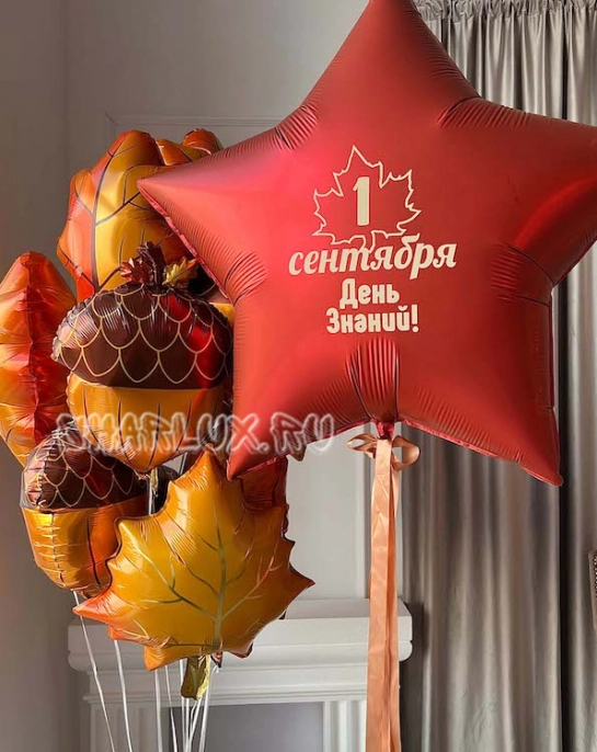 Фонтан фольгированные шаров №25