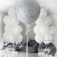Белоснежная композиция шаров, Boy or Girl